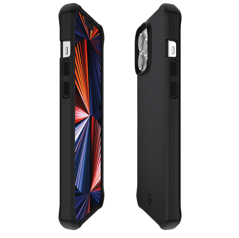 ITSKINS Apple iPhone 13 Pro Max / 12 Pro Max Hybrid Mag Ballistic Black Case