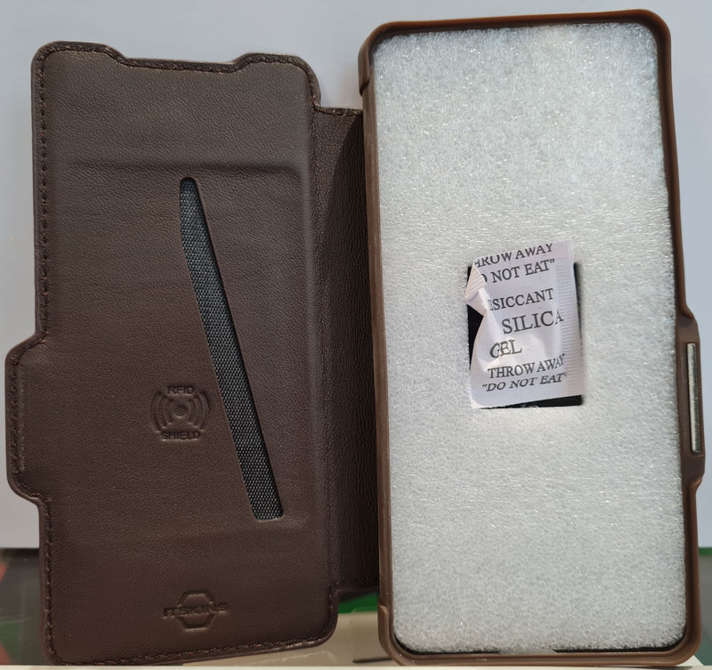 ITSKINS Samsung S21 4G/5G  Hybrid Folio Leather Case Brown