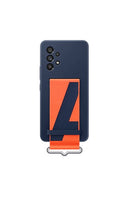 Samsung Galaxy A73 5G Silicone Cover with Strap Navy
