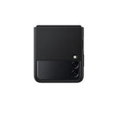Samsung Galaxy Z Flip 3 5G Leather Cover Case - Black Genuine