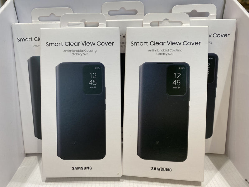 Samsung Galaxy S22 Smart Clear View Cover Black