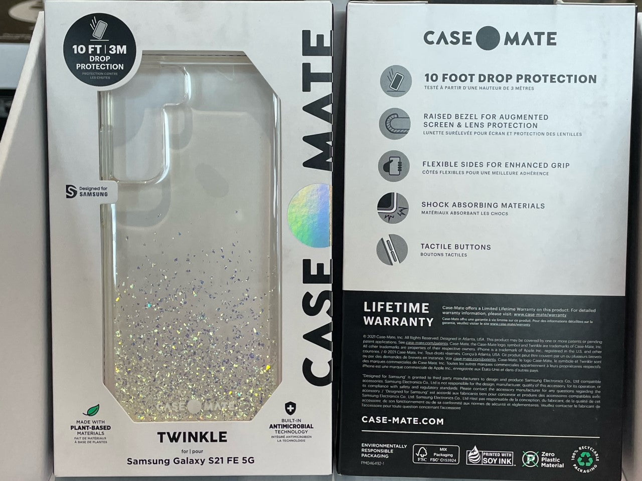 Casemate Samsung Galaxy S21 FE 5G Twinkle Ombre Stardust w/Micropel case