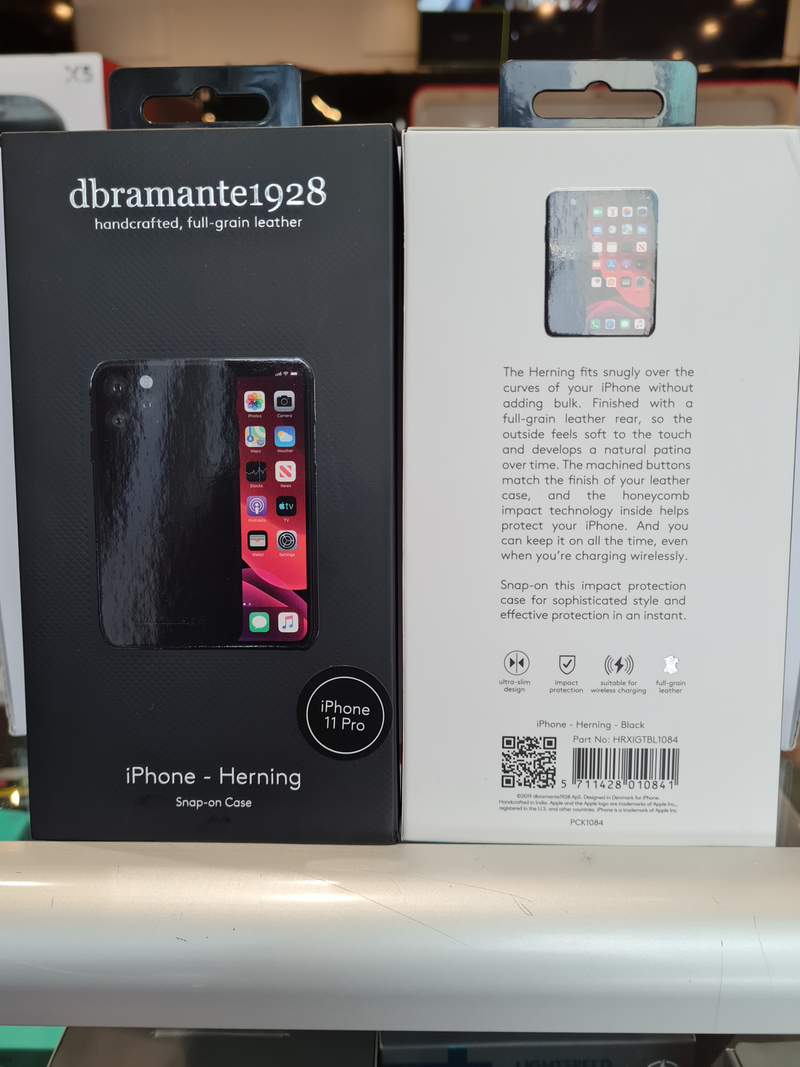 dbramante1928 Apple iPhone 11 Pro Herning Snap on Case Black