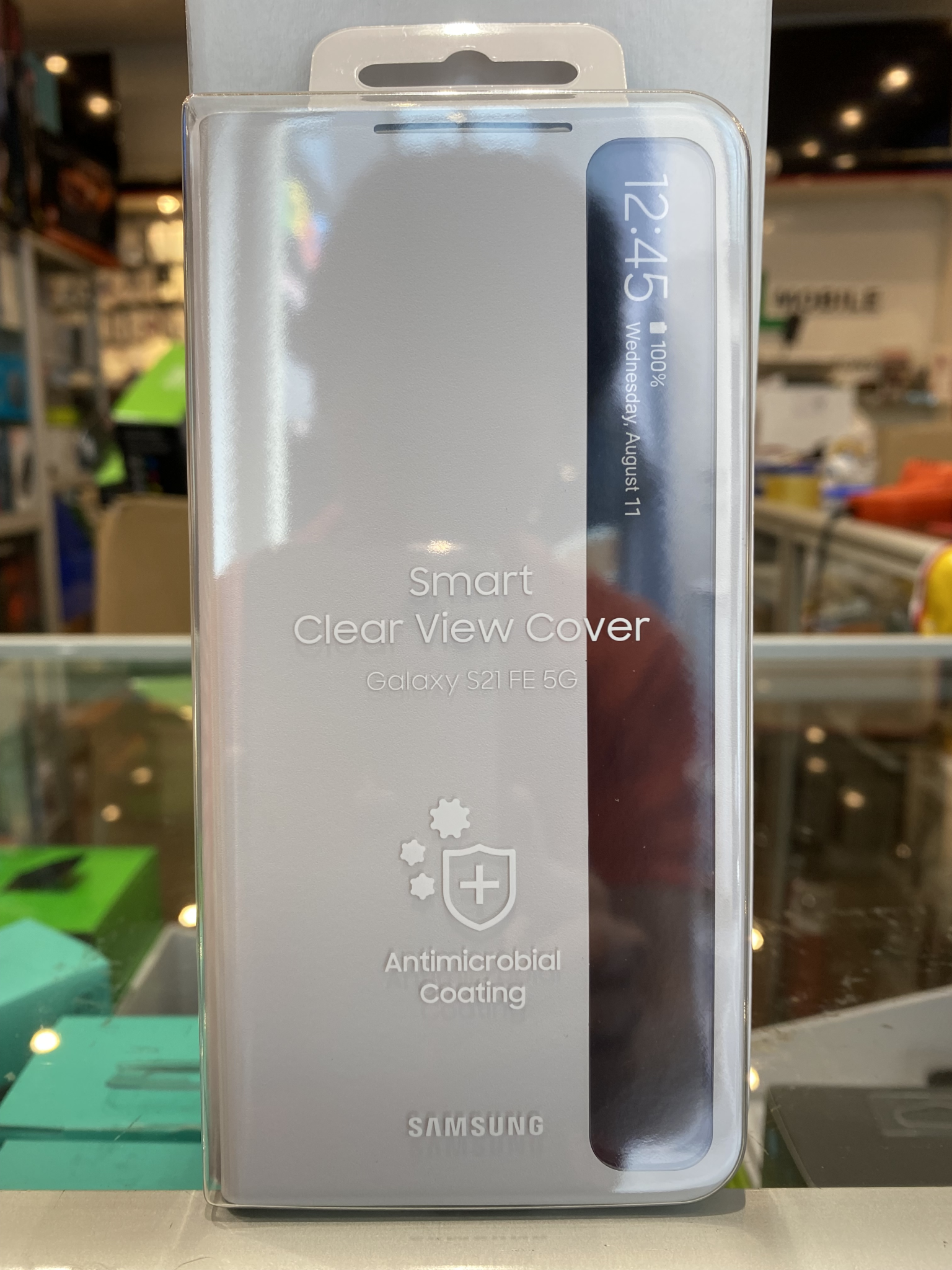 Samsung Galaxy S21 FE 5G Smart Clear View Cover White