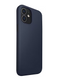 Uniq Apple iPhone 12 Mini Lino Hue Silicone Case Dark Blue