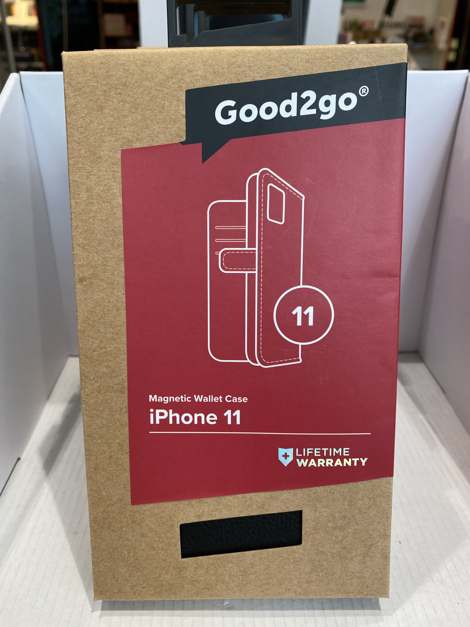 Good2Go Apple iPhone 11 / XR 2 in 1 Black Wallet Case