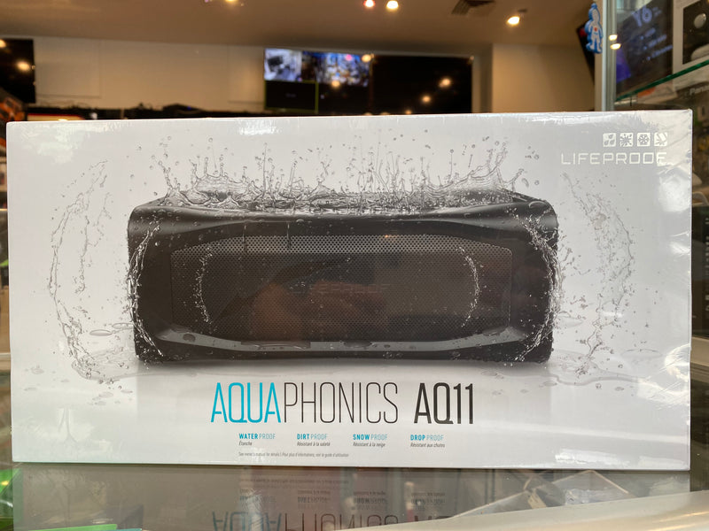 LifeProof AQUAPHONICS AQ11 Portable Bluetooth Speaker Obsidian Sand