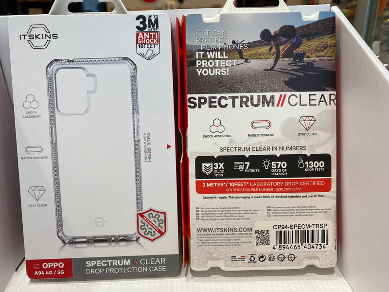 ITSKINS OPPO A94 4G / 5G Spectrum Clear Drop Protection Case