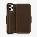 ITSKINS Apple iPhone 12 / 12 Pro Hybrid / Folio Leather BookCase Brown