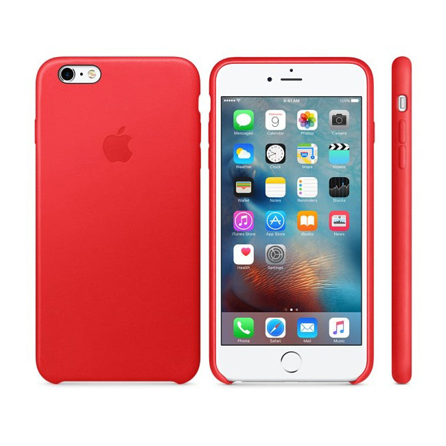 Apple Leather Case for iPhone 6 Plus/6s Plus + Free Screen Protector