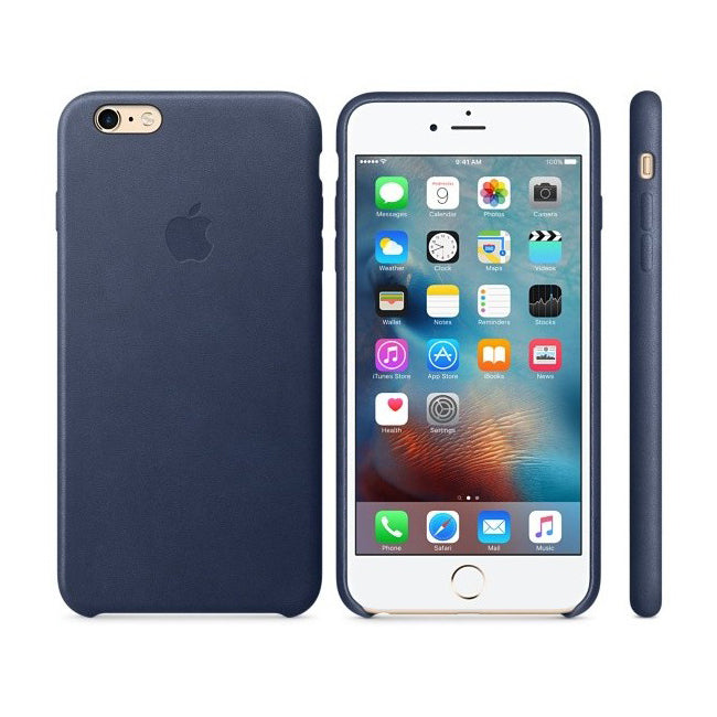 Apple Leather Case for iPhone 6 Plus/6s Plus + Free Screen Protector