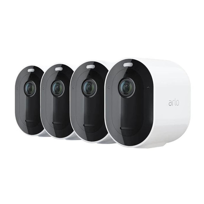 Arlo Pro 4 Spotlight Camera Wire-Free 2K with HDR - 4 Camera Pack (VMC4450P-100AUS)