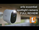 Arlo Essential Spotlight Wire-Free Security Camera - 2 Camera Kit