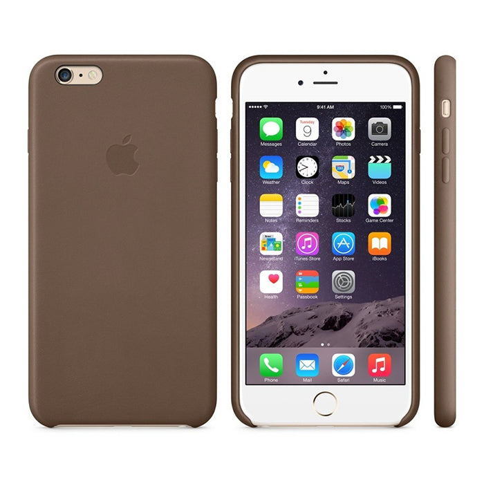 Apple Leather Case for iPhone 6/6s + Free Screen Protector