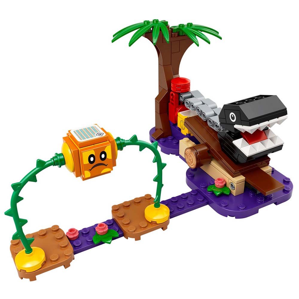 LEGO Super Mario 71381 Chain Chomp Jungle Encounter Expansion Set (Mario Not included)